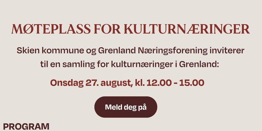 Møteplass for kulturnæringer